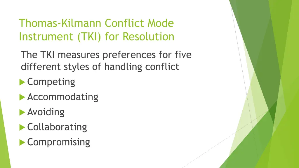 thomas kilmann conflict mode instrument