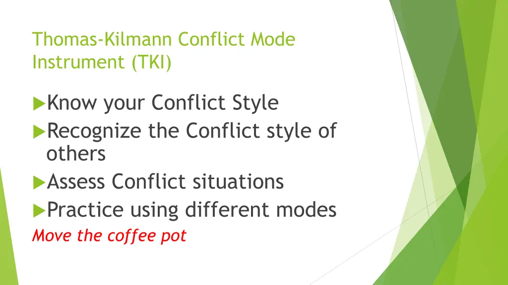 thomas kilmann conflict mode instrument tki 3