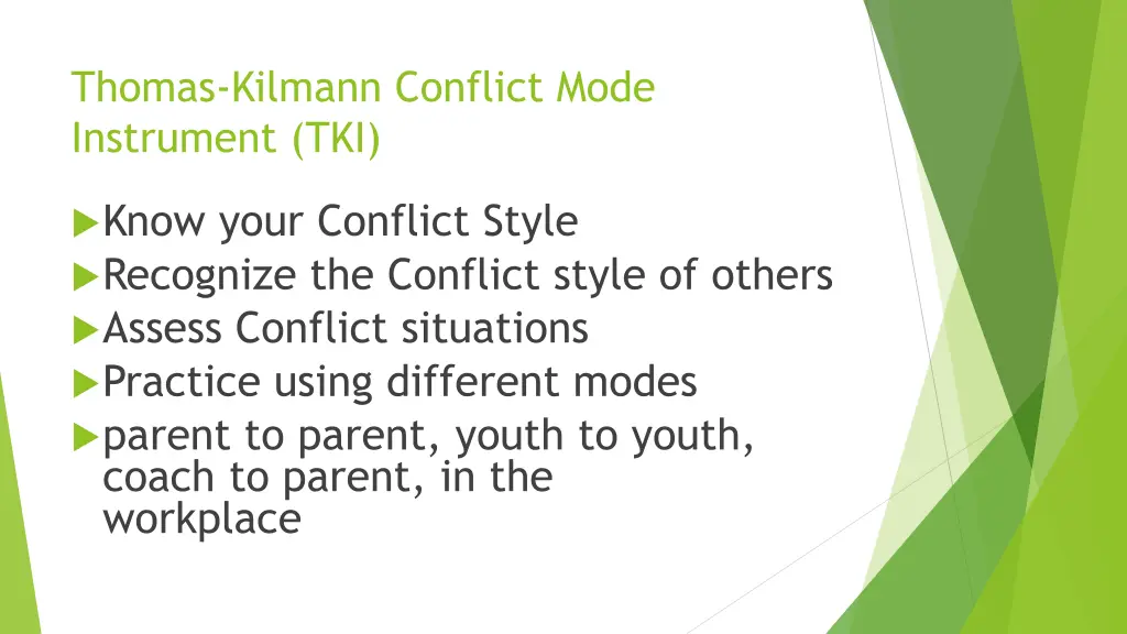 thomas kilmann conflict mode instrument tki