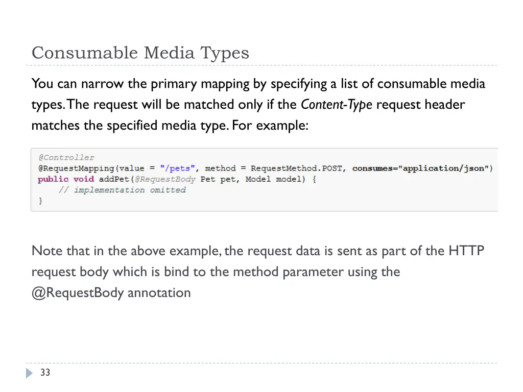 consumable media types