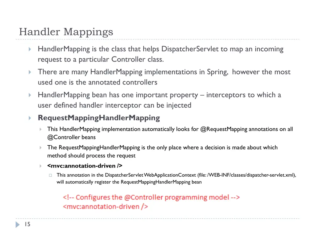 handler mappings