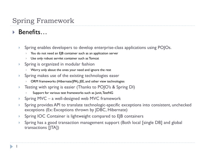 spring framework