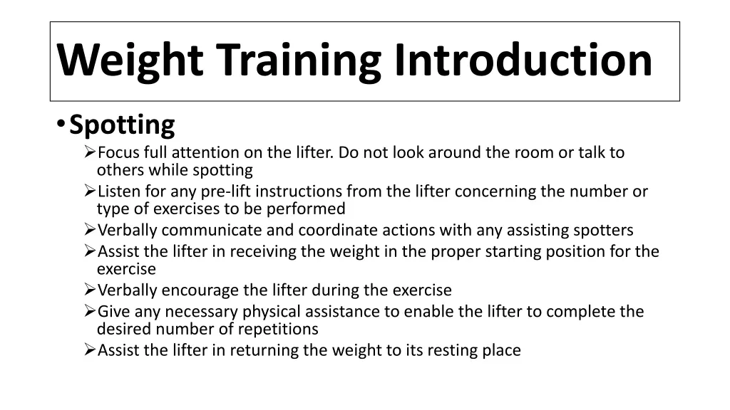 weight training introduction 3