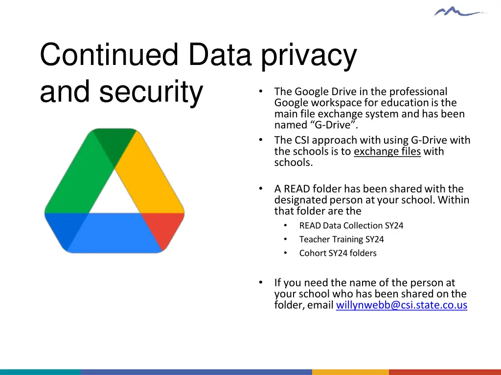 continued data privacy and security