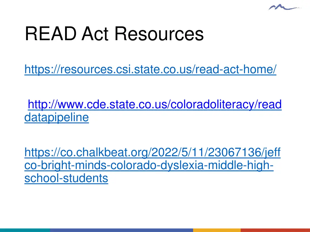 read act resources