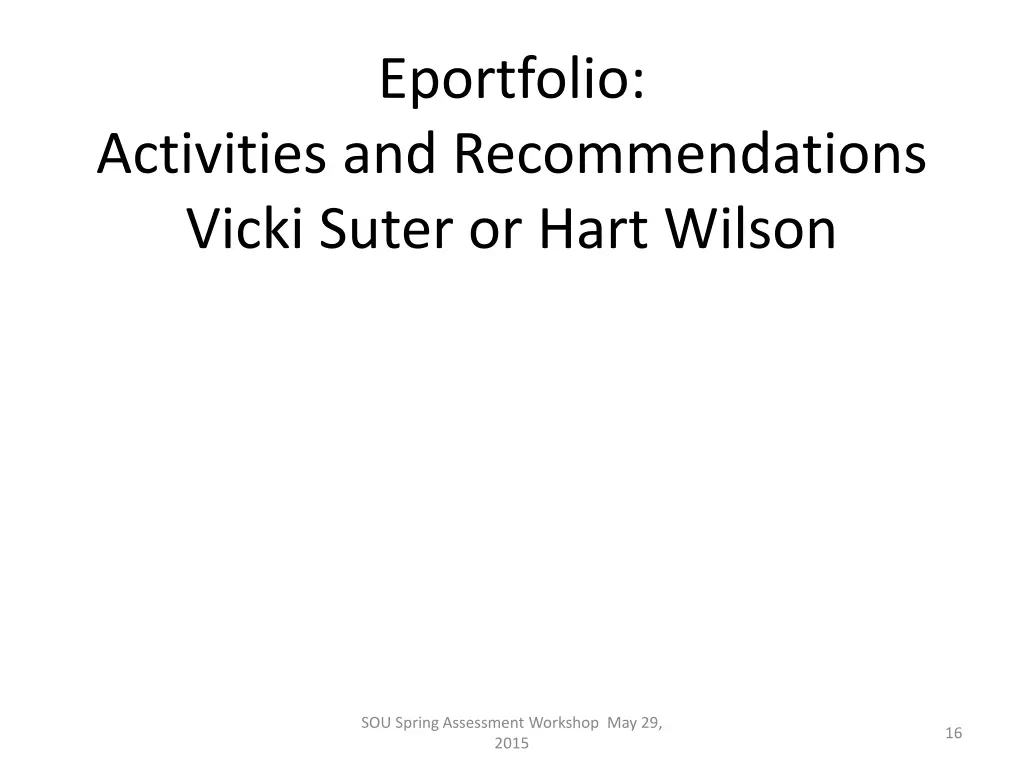 eportfolio