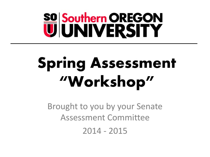 spring assessment workshop