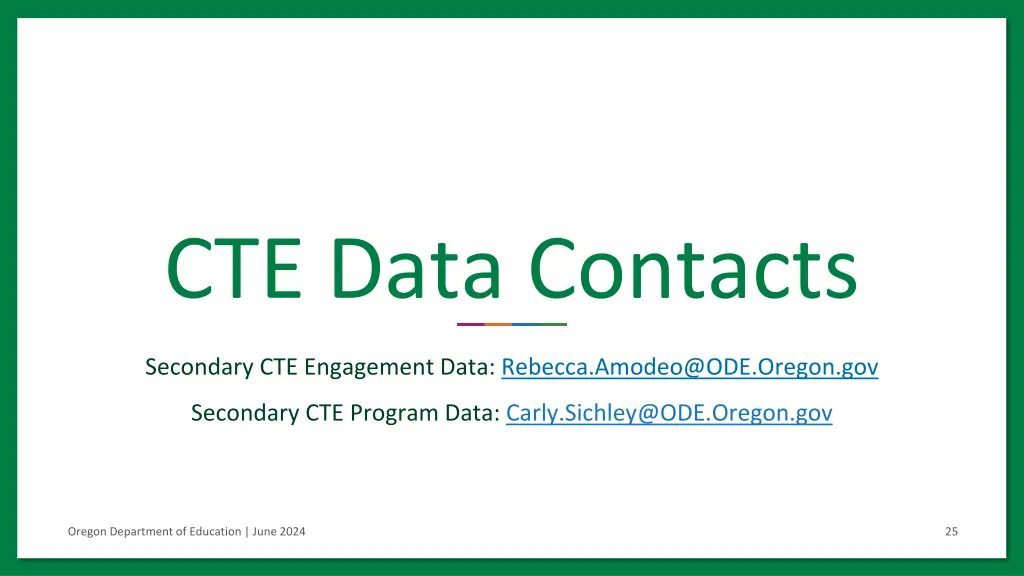 cte data contacts