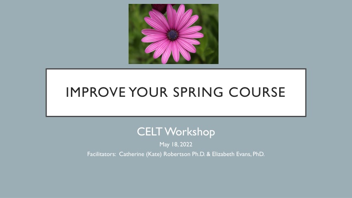 improve your spring course