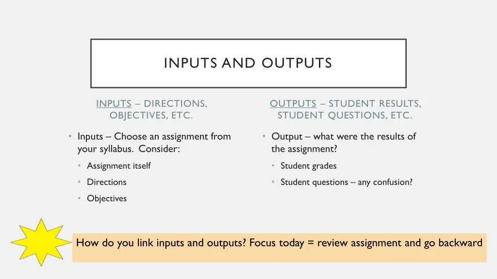 inputs and outputs 1