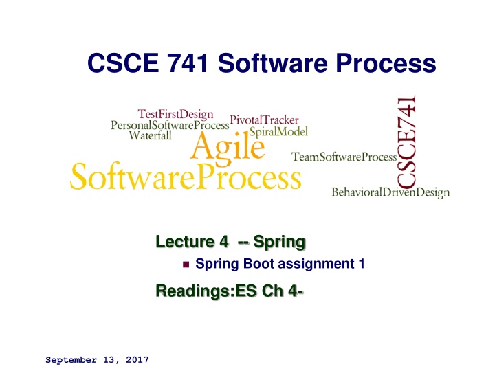 csce 741 software process