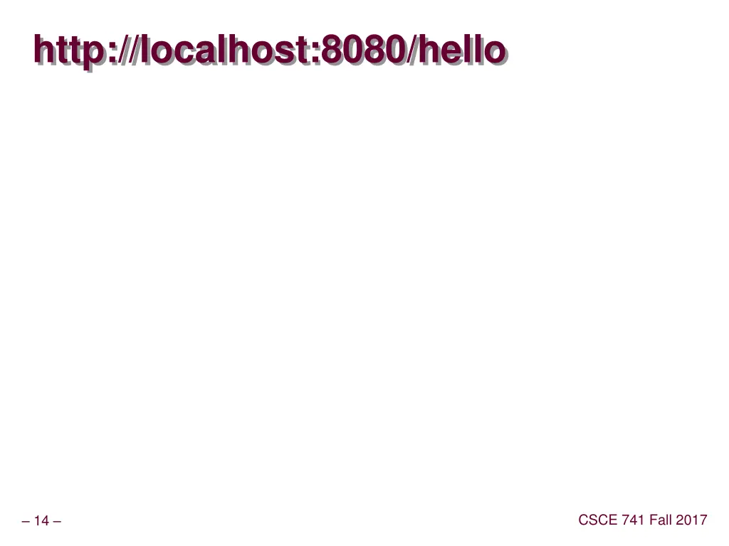 http localhost 8080 hello