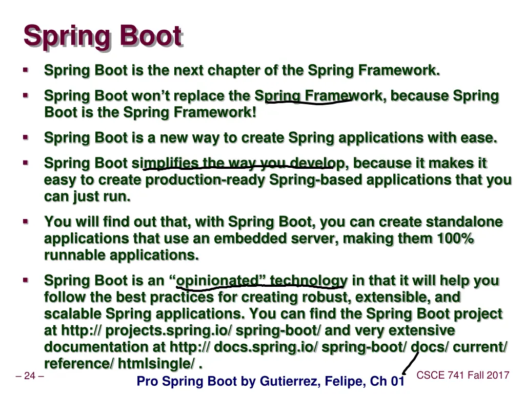 spring boot