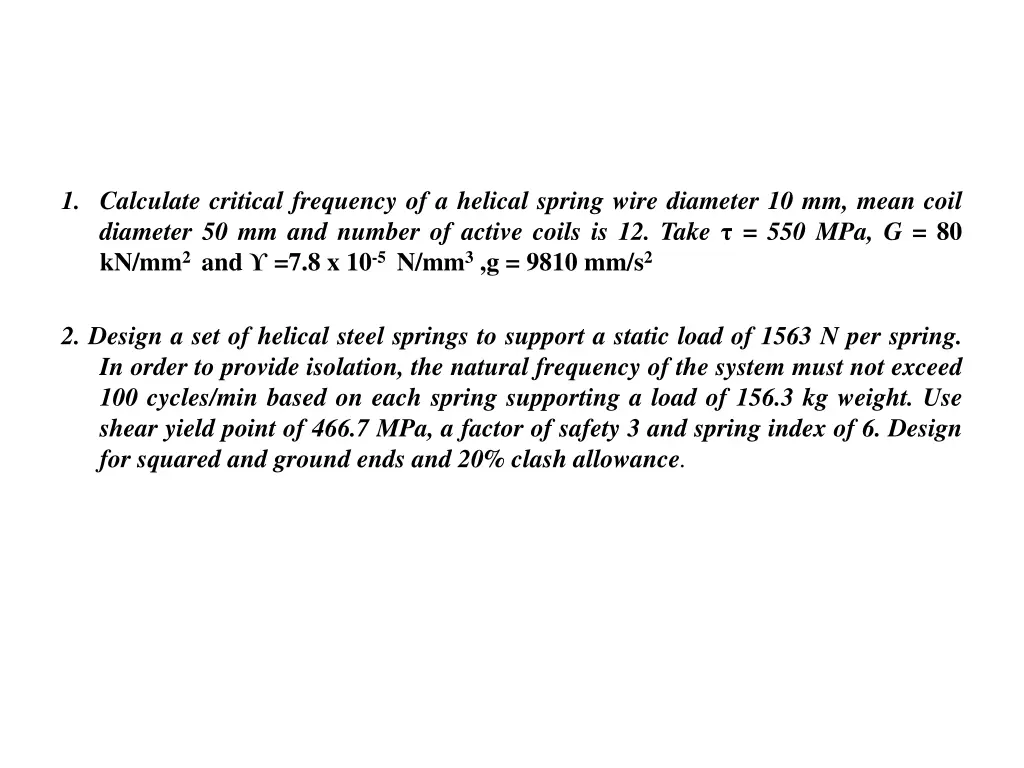 1 calculate critical frequency of a helical