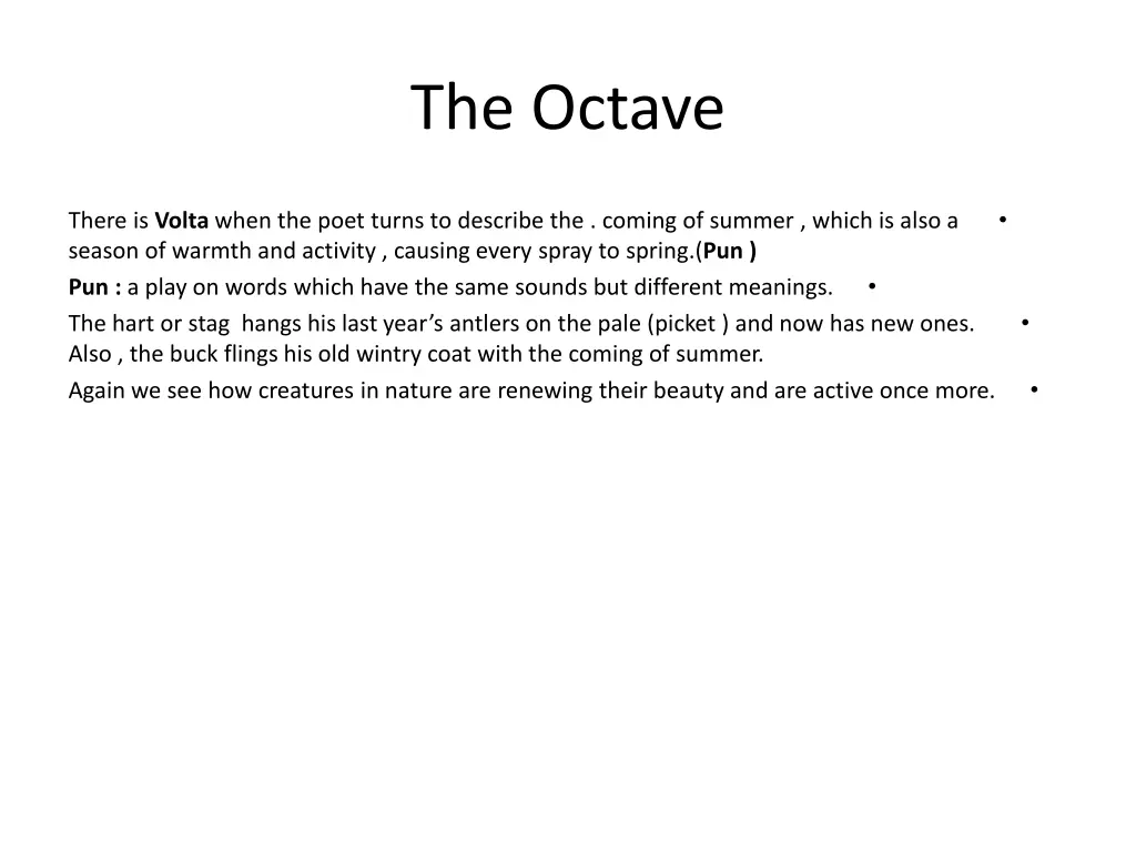 the octave