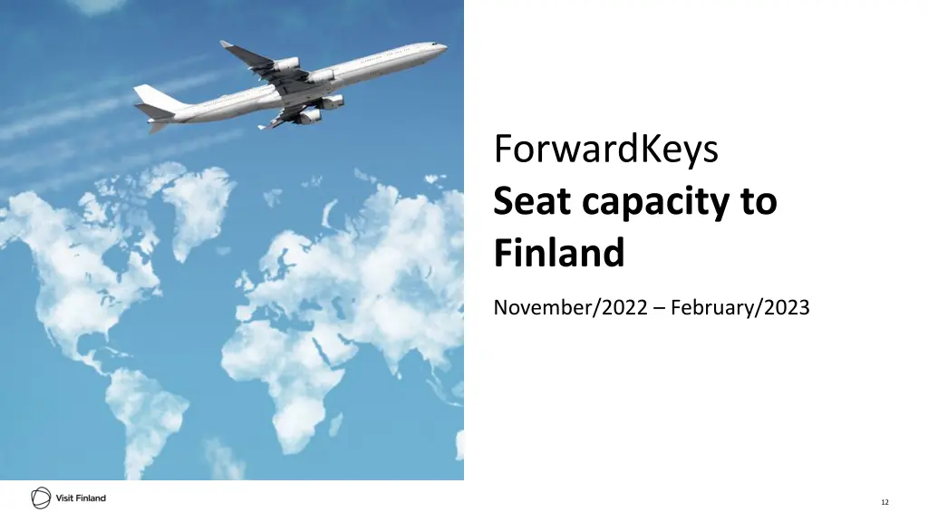 forwardkeys seat capacity to finland