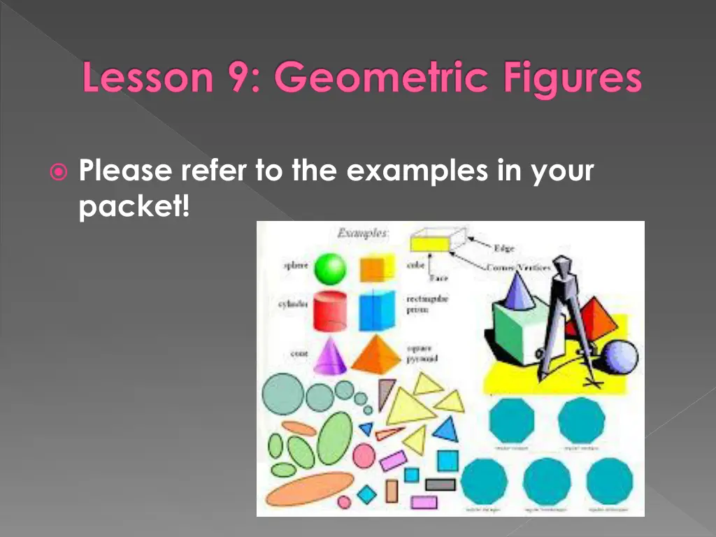 lesson 9 geometric figures