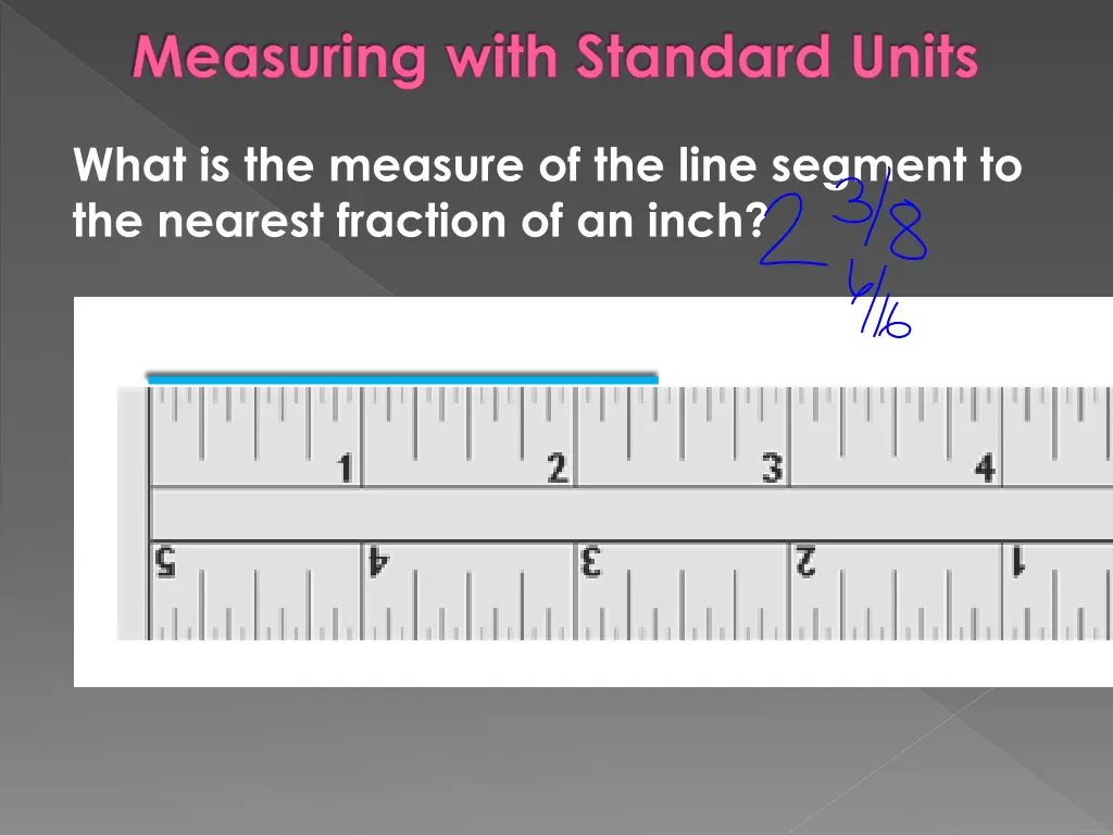 measuring with standard units