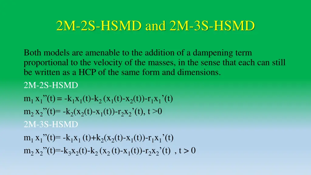 2m 2s hsmd and 2m 3s hsmd 1