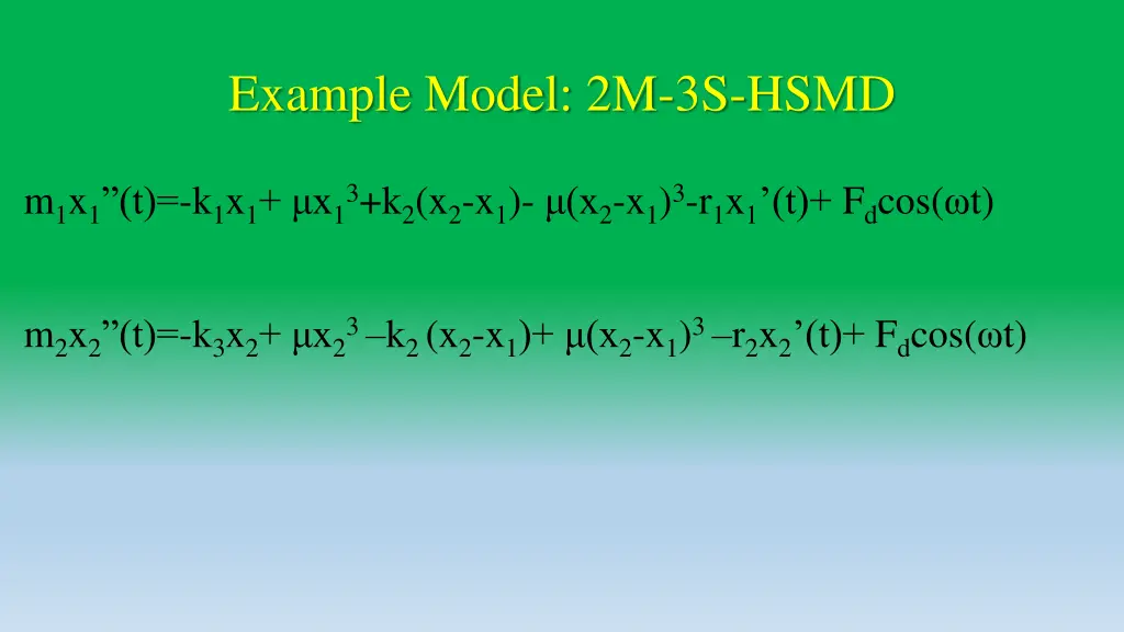 example model 2m 3s hsmd