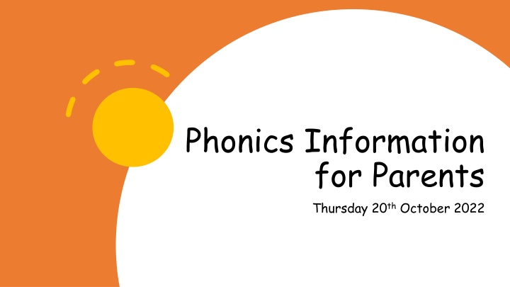 phonics information for parents thursday