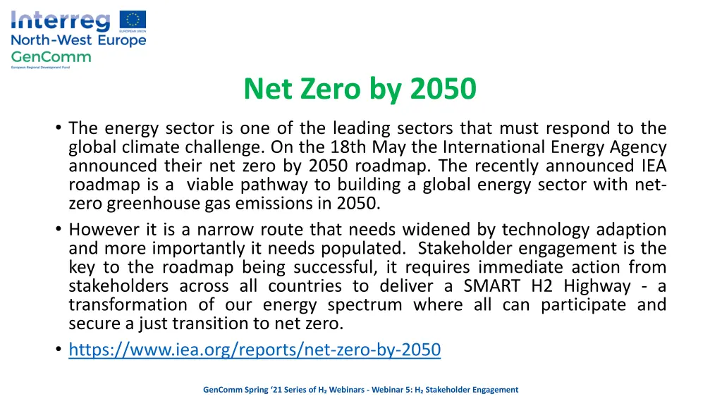 net zero by 2050