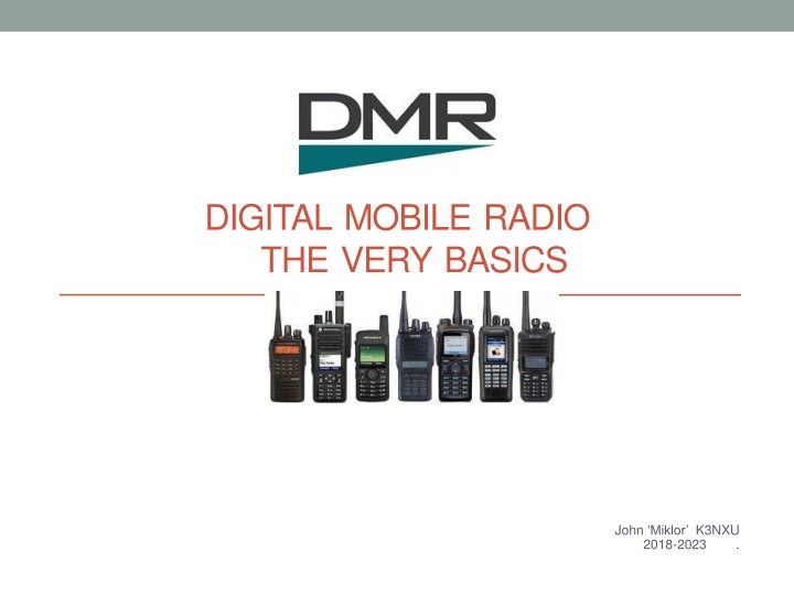 digital mobile radio the very basics