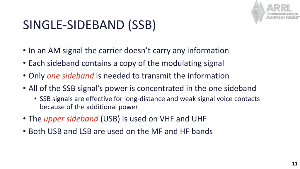 single sideband ssb