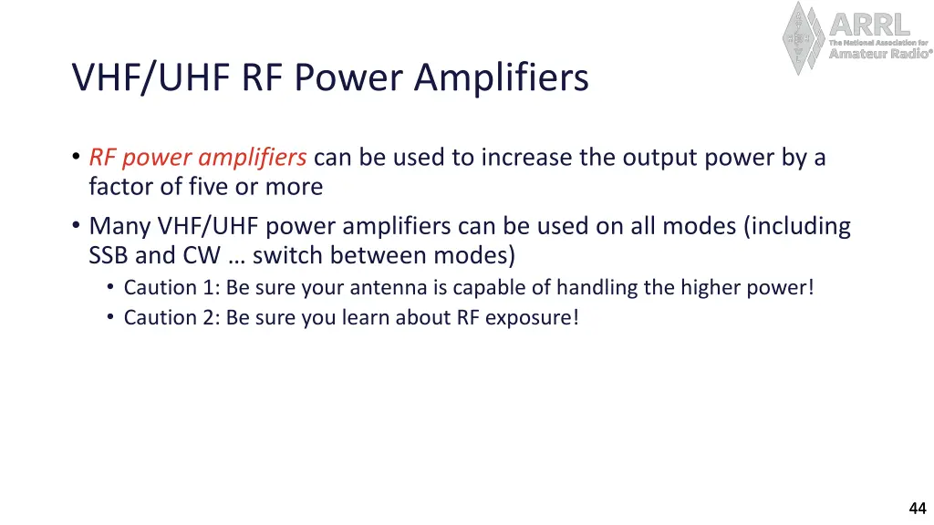 vhf uhf rf power amplifiers