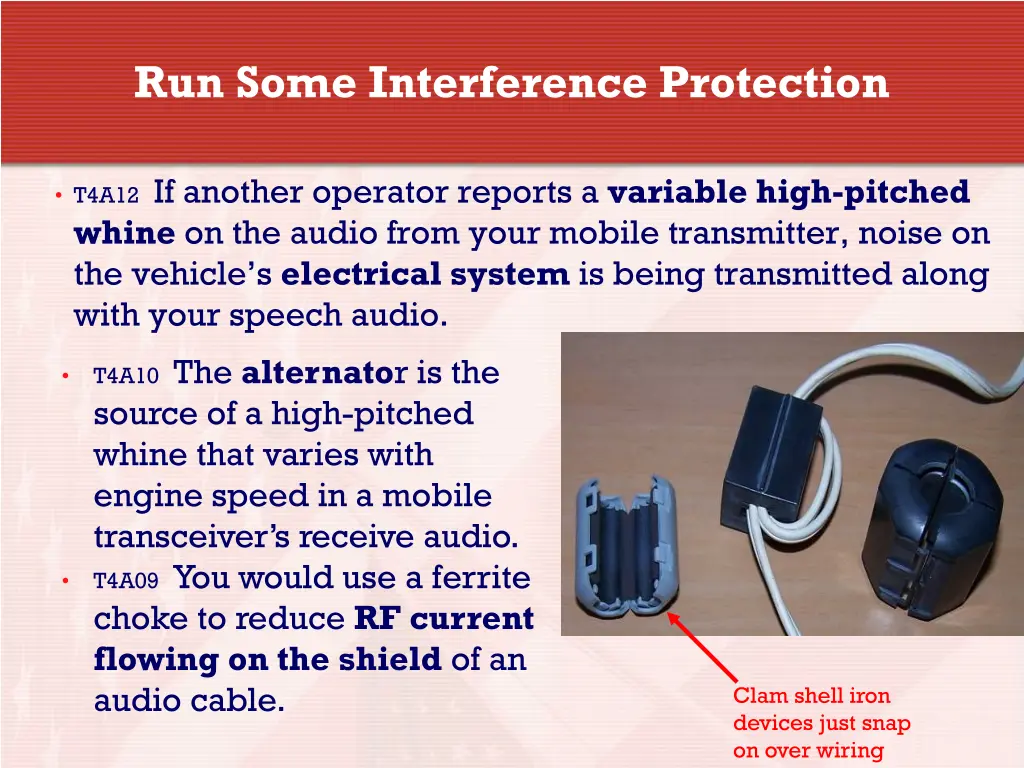 run some interference protection 3