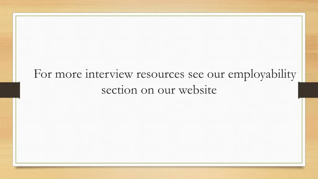 for more interview resources