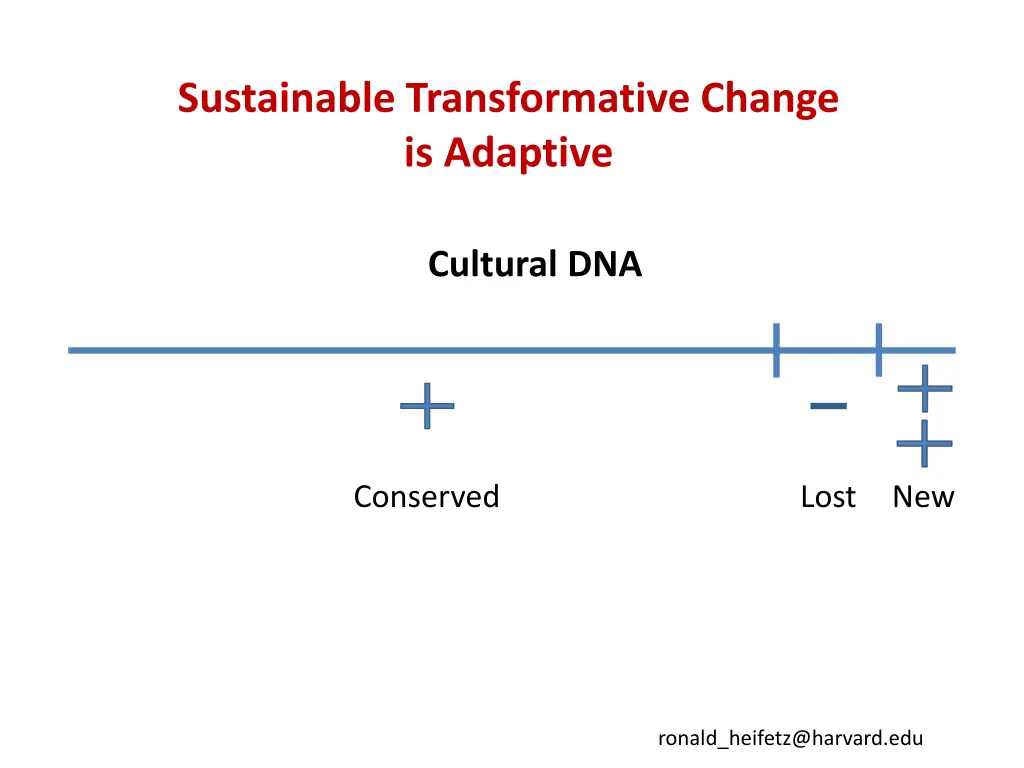 sustainable transformative change is adaptive