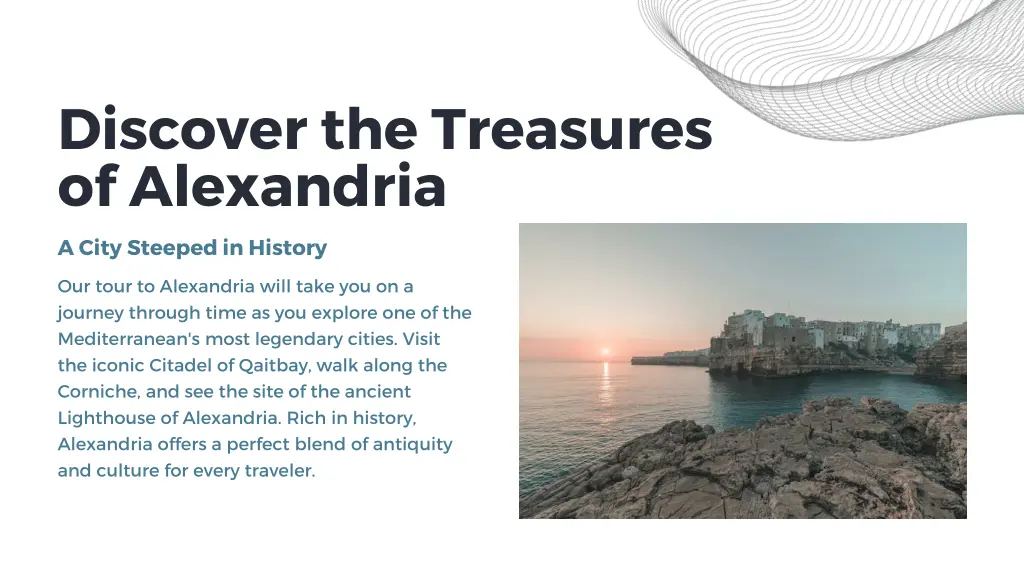 discover the treasures of alexandria