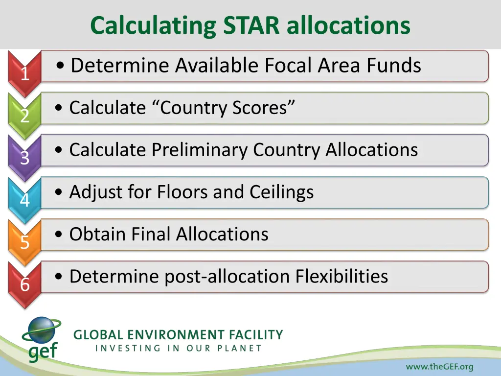 calculating star allocations