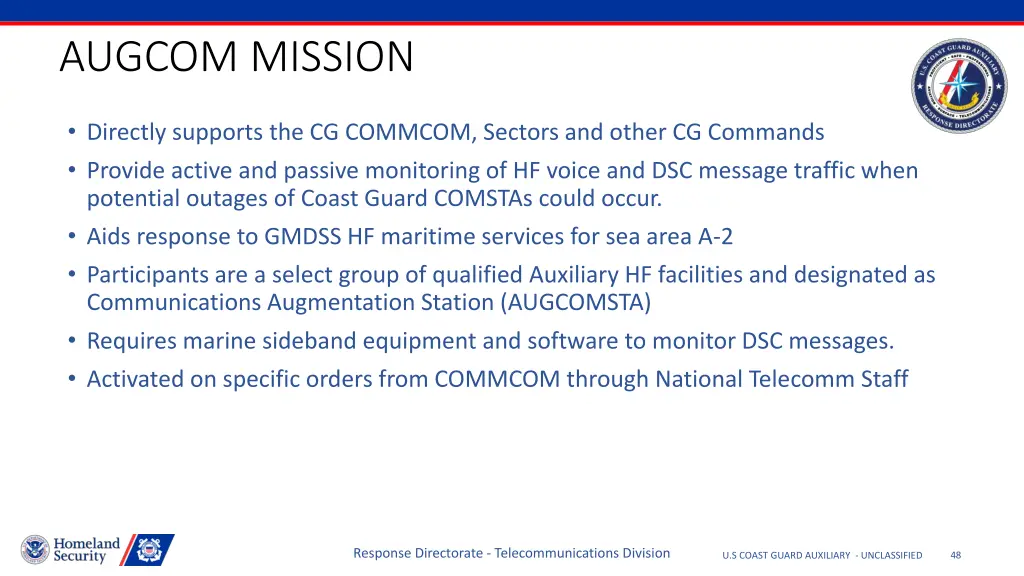 augcom mission