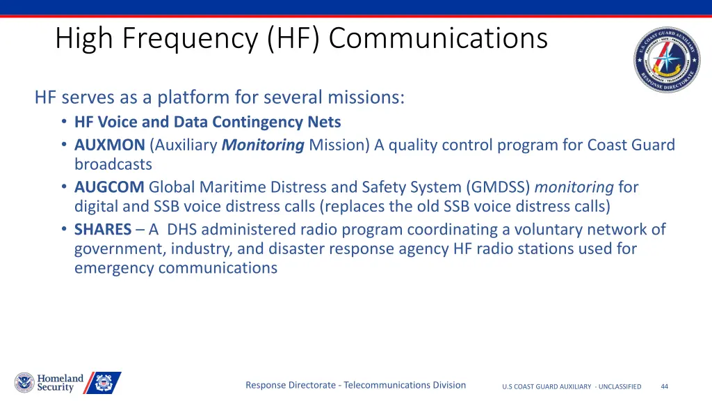 high frequency hf communications