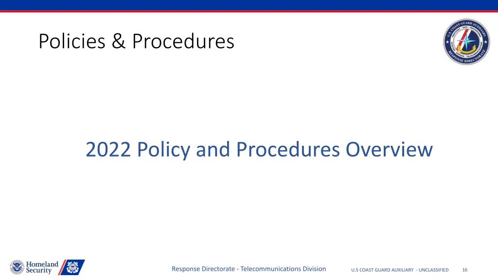 policies procedures