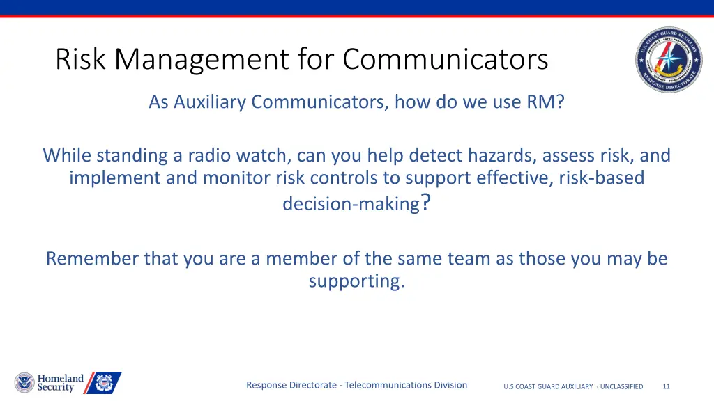 risk management for communicators