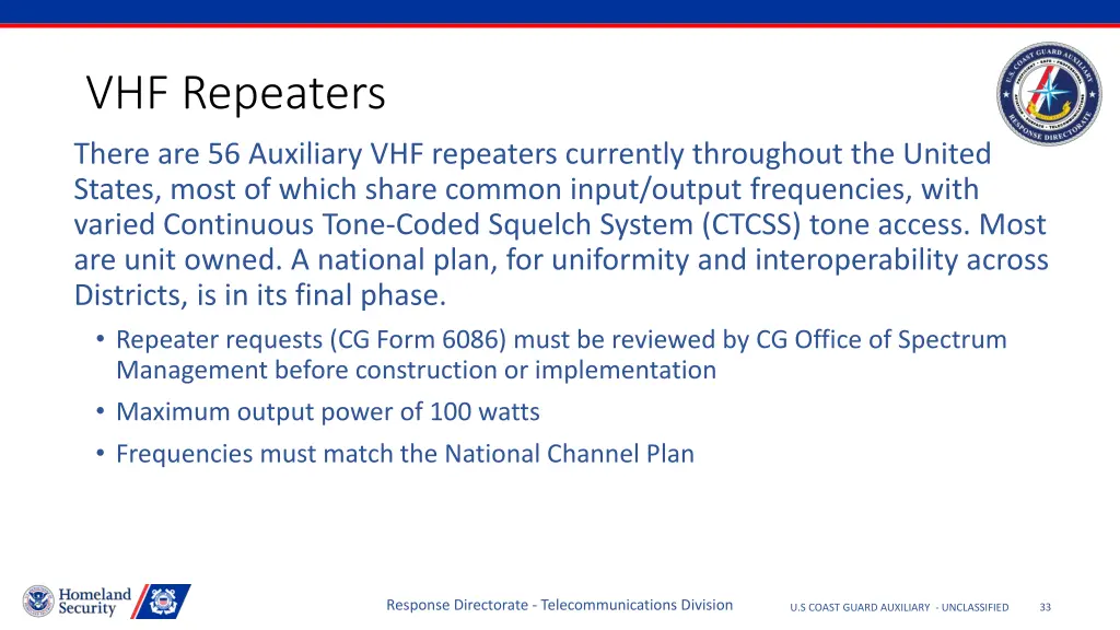 vhf repeaters