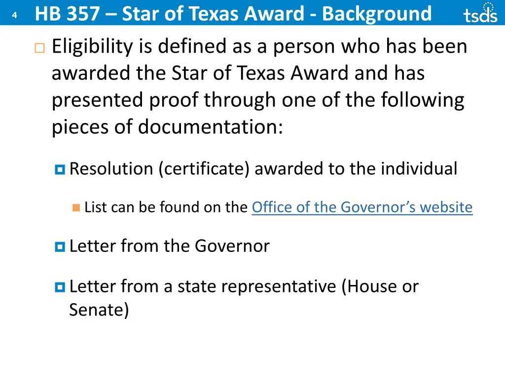 hb 357 star of texas award background 1