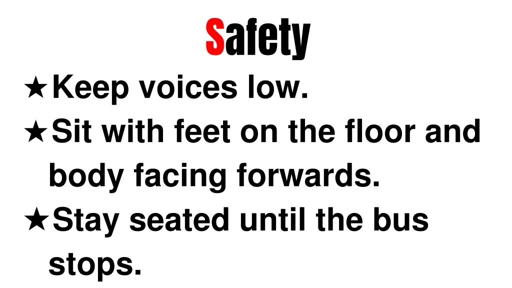 safety