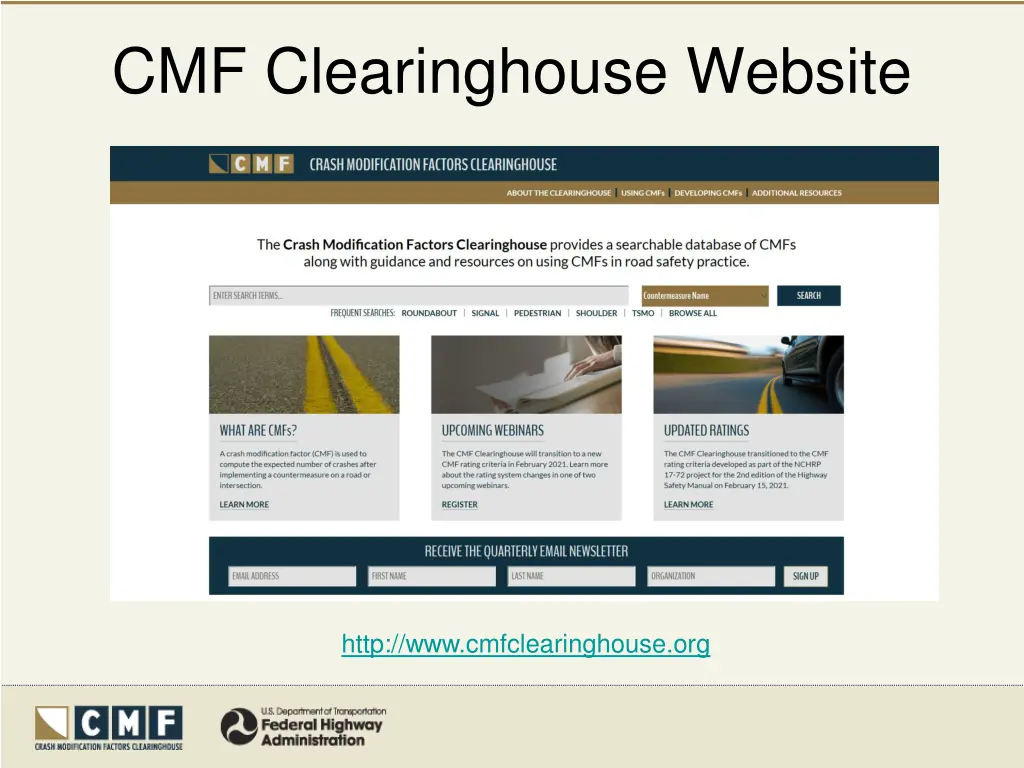 cmf clearinghouse website