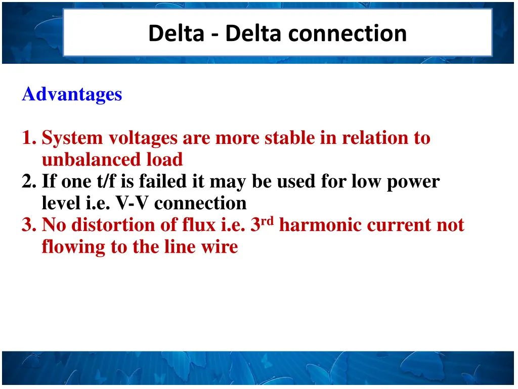 delta delta connection 1