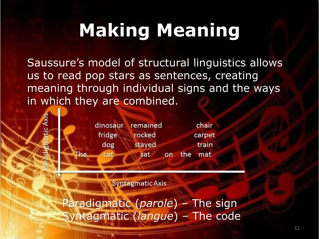 making meaning