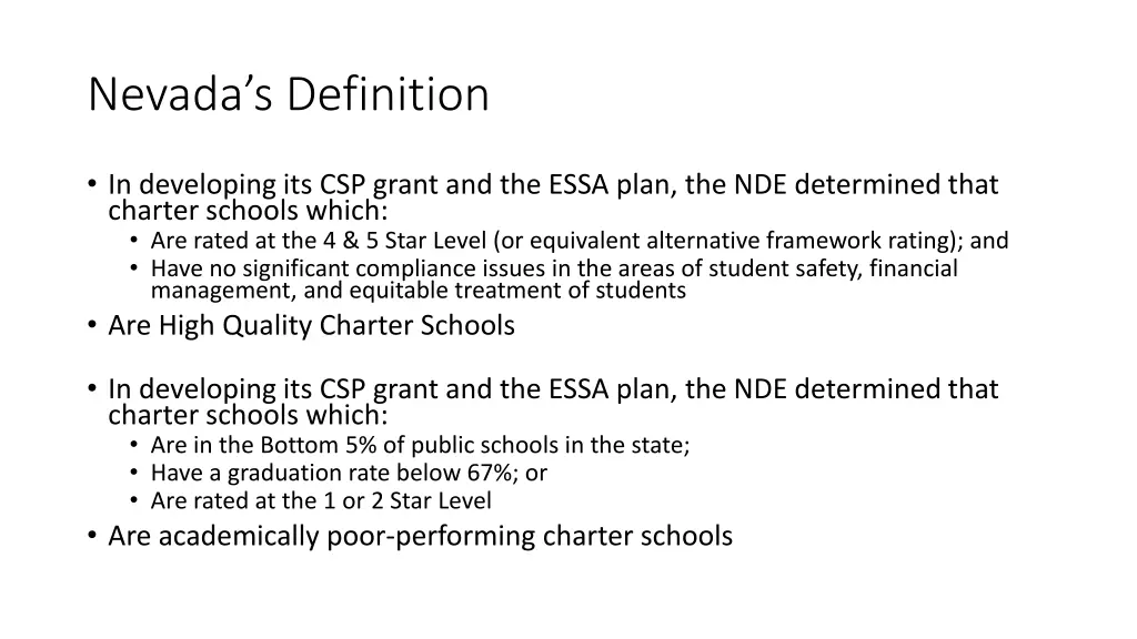 nevada s definition