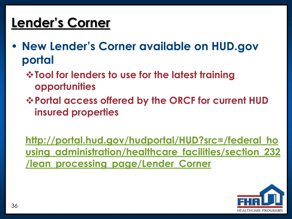 lender s corner