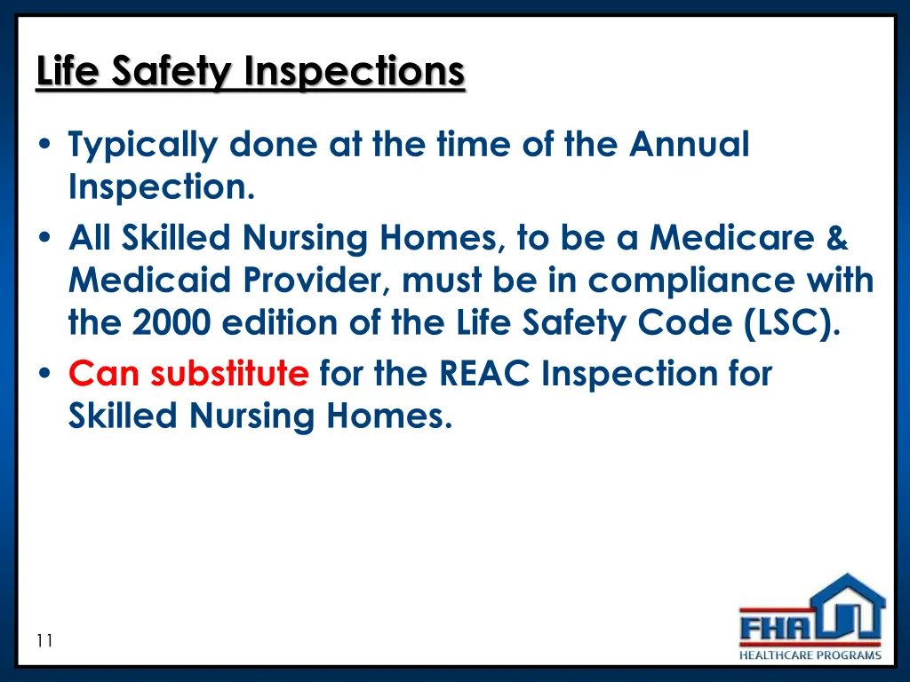 life safety inspections