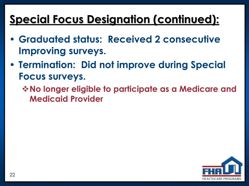 special focus designation continued 1