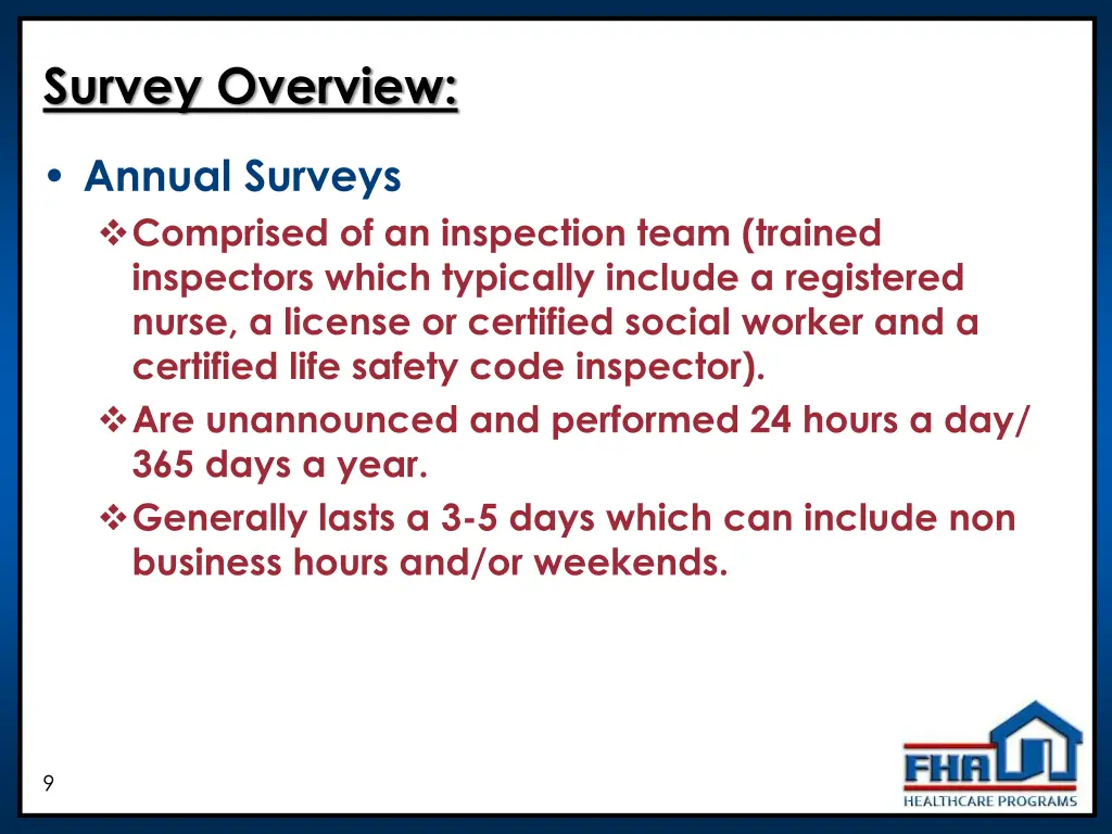 survey overview