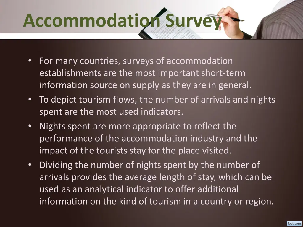 accommodation survey